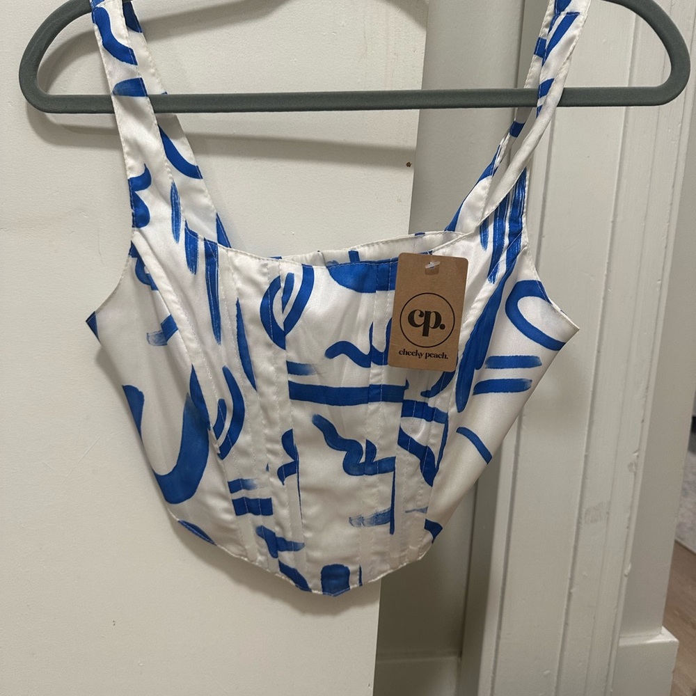 Brand new with tags Greek style corset top